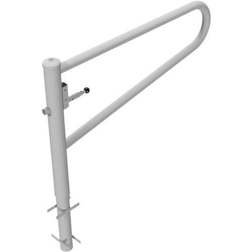 BARRIÈRE ARRONDI PIVOTANTE À BÉTONNER POUR CADENAS-1500MM - SCHAKE