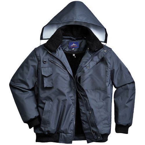 BLOUSON BOMBER 4-EN-1 F465 BLEU FONCÉ M - PORTWEST