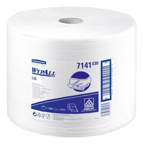 BOBINE ESSUYAGE INDUSTRIEL WYPALL L10 EXTRA 7141 - 570 M - BLANCHE