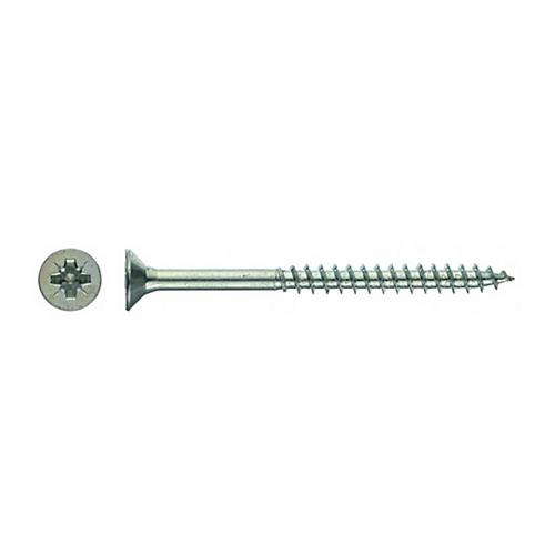 BOÎTE 200 VIS À BOIS ACIER ZINGUÉ 5X100