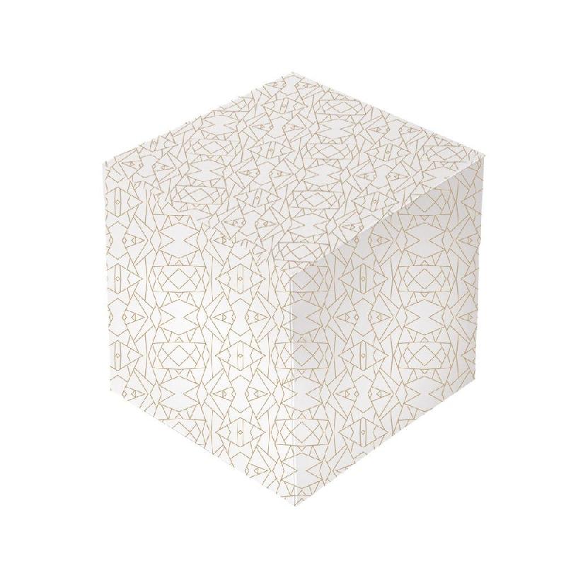 Boite pâtissière hauteThe Pack carton ondulé blanc 35.6x35.6x30.5 cm - par 30_0