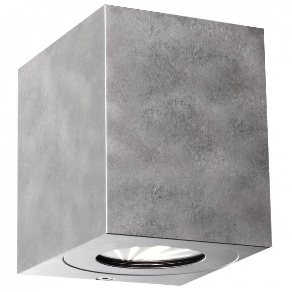 CANTO KUBI 2 APPLIQUE MURALE MÉTAL GALVA LED INTEGRÉE 2700K - NORDLUX 49711031