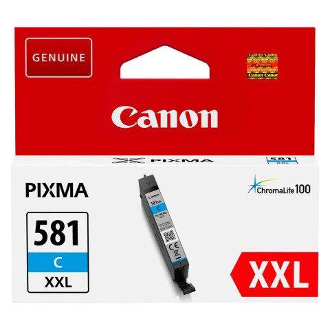 CANON CLI-581 XXL CARTOUCHE HAUTE CAPACITÉ CYAN POUR IMPRIMANTE JET D'ENCRE - CARTOUCHE AUTHENTIQUE
