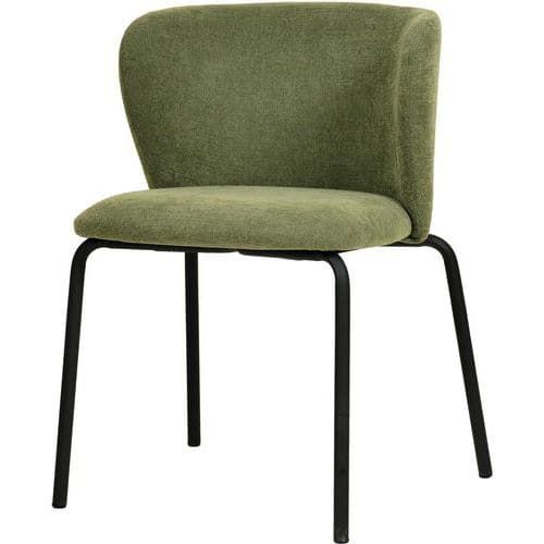 CHAISE EMPILABLE BREAK EN TISSU - VERT - VEBA