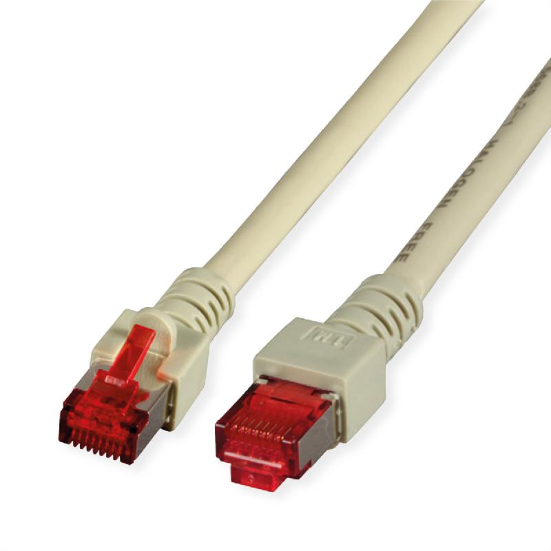 Cordon Cat.6 (Classe E) S/FTP LSOH, gris, 15 m_0