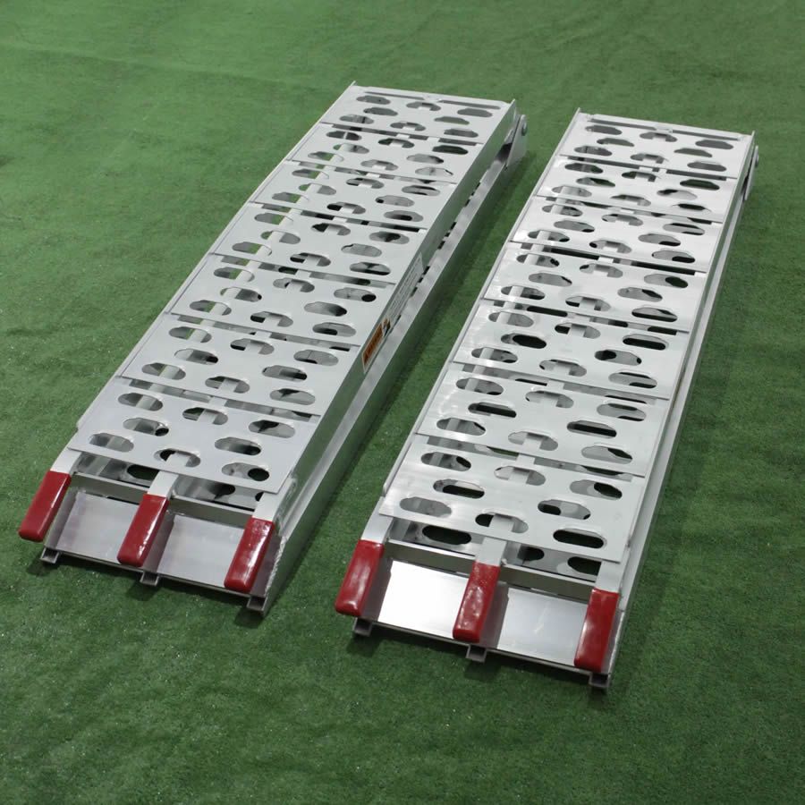 Couple de rampes de chargement - settimi srl - 226 cm pliables en aluminium_0