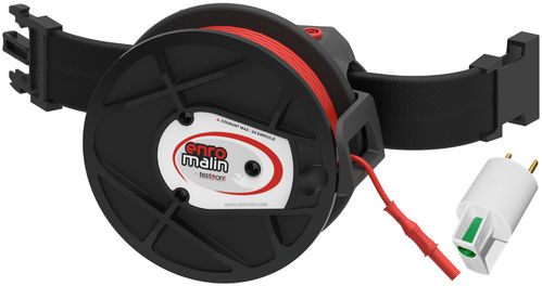ENROULEUR CEINTURE AVEC GUIDE CABLE ET ADATER, VERSION AVEC CÂBLE PVC DE 30M REMPLAÇA