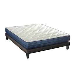 Ensemble   Matelas Ressorts ensachés + Sommier Bois 180x200 cm QUINCONCES BELLECOUR - blanc Mousse à mémoire de forme 4BP.PK.K15.1820_0