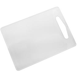 Planche à découper en plastique Fackelmann Basic - 34 x 24 cm - noir ou transparent - robuste et pratique_0