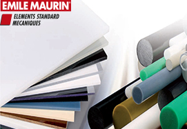 Gamme de plastiques Emile Maurin - Découpe sur mesure - Plastiques techniques, hautes performances et transparents_0