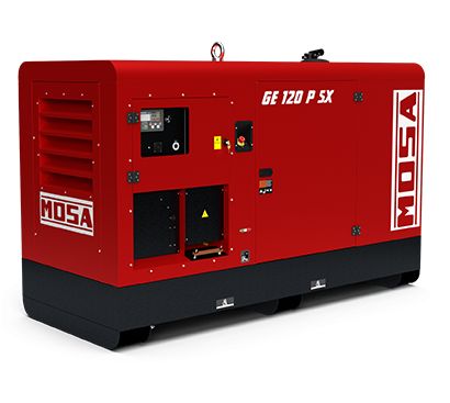 GE 120 PSX - Groupe électrogène industriel supersilencieux - Moteur diesel Perkins - 114 kVA (91.2 kW) génération triphasé stand-by_0