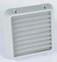 Grille fixe de sortie d'air extérieure gris clair - Ø 100 mm - VORTICE-AXELAIR - GF100_0