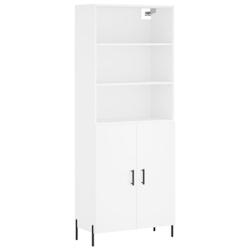 Helloshop26 - Buffet bahut commode armoire meuble de rangement organisateur cuisine salle de séjour salon haut 69,5 x 34 x 180 cm 02_0032687 - 300021_0