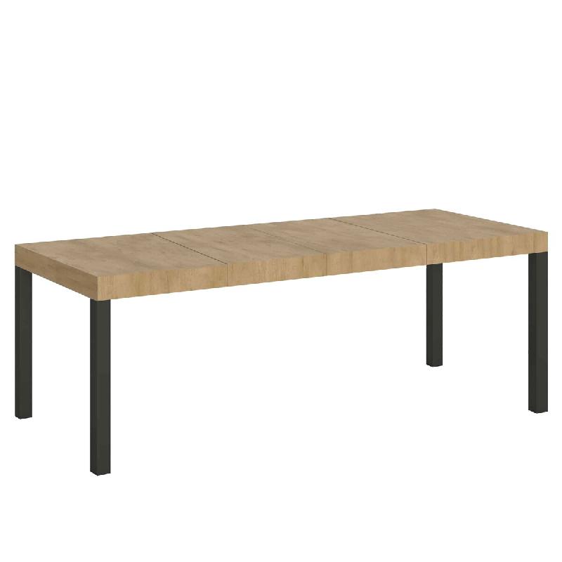 Itamoby Table Extensible 90X180/284 Cm Everyday Premium Chêne Nature Structure Anthracite - marron 8050598102725_0
