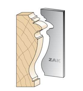 JEU DE 2 FERS ZAK534312 HAUTEUR 100MM