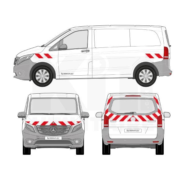 Kit de balisage classe B - 2015 - Hayon - Film rétroréfléchissant Microprismes MERCEDES_0