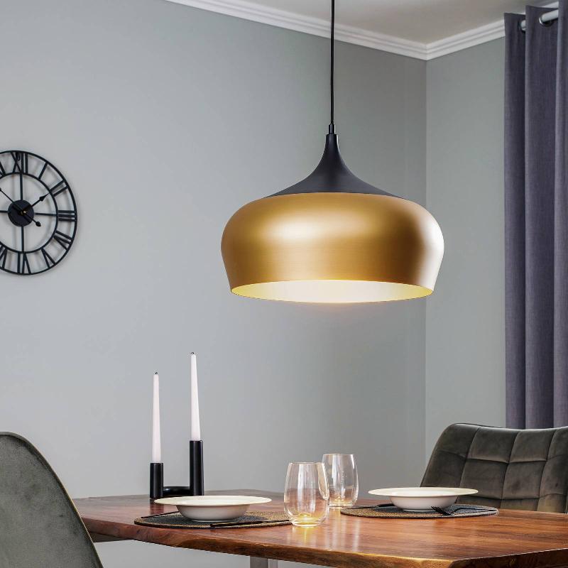 LINDBY ZARIVA SUSPENSION EN ACIER, À UNE LAMPE