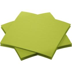 METRO Professional Serviette Airlaid 20x20cm Kiwi x 180 - vert textile 3439496809847_0