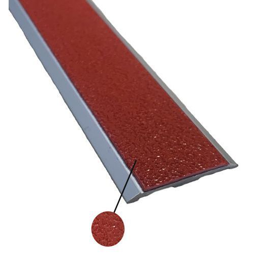 NEZ DE MARCHE PLAT ANTIDÉRAPANT À VISSER 15 M X 41 MM ROUGE - WATTELEZ