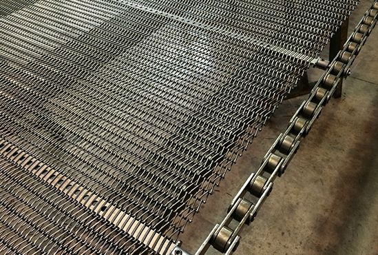 Ondubande - bandes transporteuses métalliques - tissmetal -  vitesse élevée_1