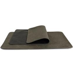 Pavelinni Basic Line | Set de Table Double Face en Éco-Cuir | Réversible | 30x45cm | Smoked/Graniet (K06/K07) - gris plastique 5400840002311_0