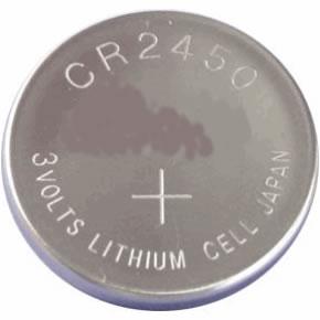 PILE BOUTON LITHIUM  CR 2450 - 3 VOLTS