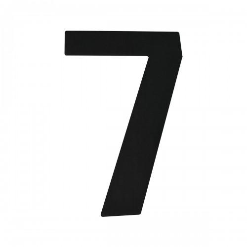 PLAQUE SIGNALÉTIQUE NUMÉRO OU LETTRE EN INOX FINITION COSMOS NOIR - 7 KARCHER DESIGN