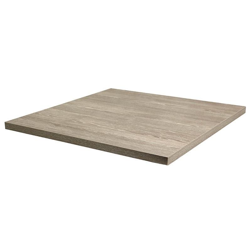 Plateau de table carré Tavola 60x60 - CHENE FUME_0