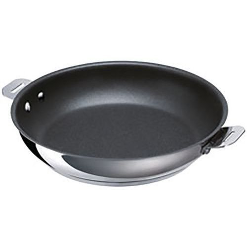 POÊLE À FRITURE ANTIADHÉSIVE EN ACIER INOXYDABLE