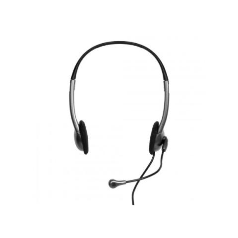 PORT DESIGNS 901603 CASQUE AVEC FIL ARCEAU BUREAU/CENTRE D'APPELS NOIR