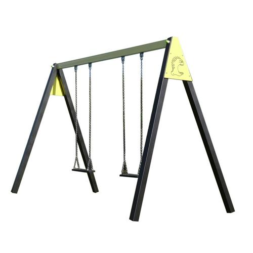 PORTIQUE EN ACIER AVEC 2 BALANÇOIRES - 2M