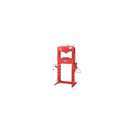 Presse d'atelier professionnelle 50t - Cylindre pneumatique réglable avec treuil intégré - Modèle WZWP-050MPV_0