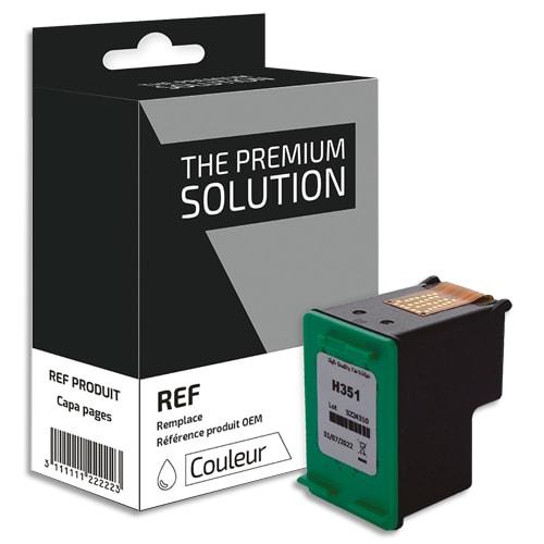 Cartouche compatible jet d'encre - tête d'impression tricolor CMY HP CB337EE, C8H351_0