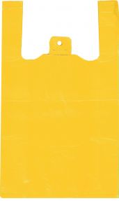 Sacs bretelles PEHD - gaine jaune - Réf BRSJ1345 - Format 26 + 12 x 45 cm - 13 µ_0