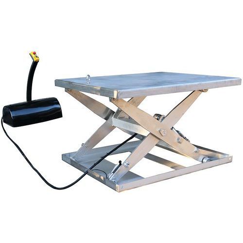 TABLE ÉLÉVATRICE ÉLECTRIQUE INOX 600 KG PLATEAU EN U - STOCKMAN