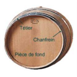Tonneau en bois sur mesure - adapté au vin rouge, vin blanc et eaux de vie_0