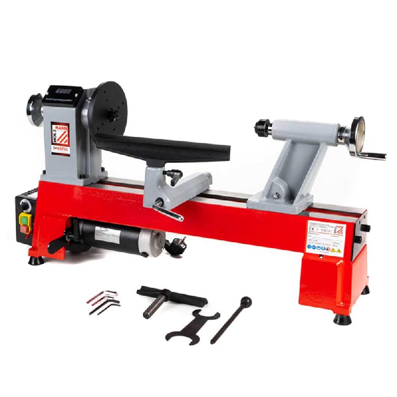 Tour à bois Holzmann D460FXL 230V - Variateur de vitesse digital - Grande hauteur de pointe - Fonte rectifiée_0