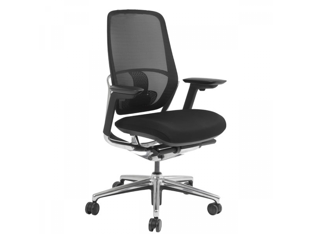 Siège bureautique ergonomique haut de gamme YOKO - résille anti-transpirant, soutien lombaire réglable_0