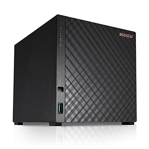ASUSTOR Drivestor AS1104T - Serveur NAS 4 baies - Quad-Core 1.4 GHz - Mémoire 1 Go DDR4 - Ethernet 2,5 Gbps_0