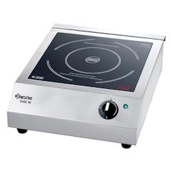 Bartscher Réchaud induction inox électrique (Ø)228 mm, à poser, 3500 W, 220 V - MONO - 3667335018925_0