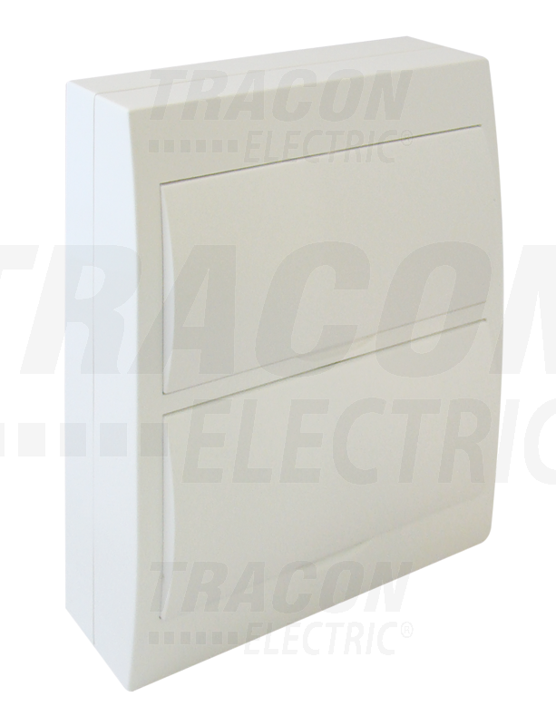 Boîte de distribution en saillie, cache blanc, rail n-pe 2×12 (24) modul, ip40, (h×w×d=330×270×75mm)_0