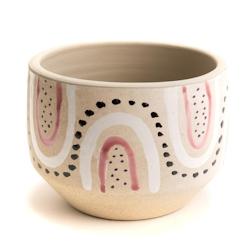 Cache pot Terracotta Tribal -  Décoré Rond Terracotta Amadeus 17x17 cm - multicolore faïence 3520071866147_0