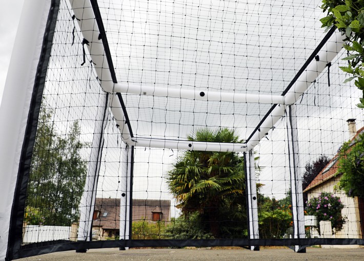 Cage à drone intérieur gonflable - structure zéro métal - hauteur 2.5m - 3m x 3m_0