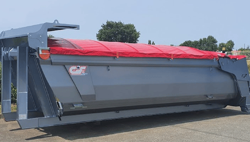 Caisson TP Demi-Rond - PTAC 19T à 32T - CIF BENNES - Acier HARDOX® 450, Amovible et Robuste_0