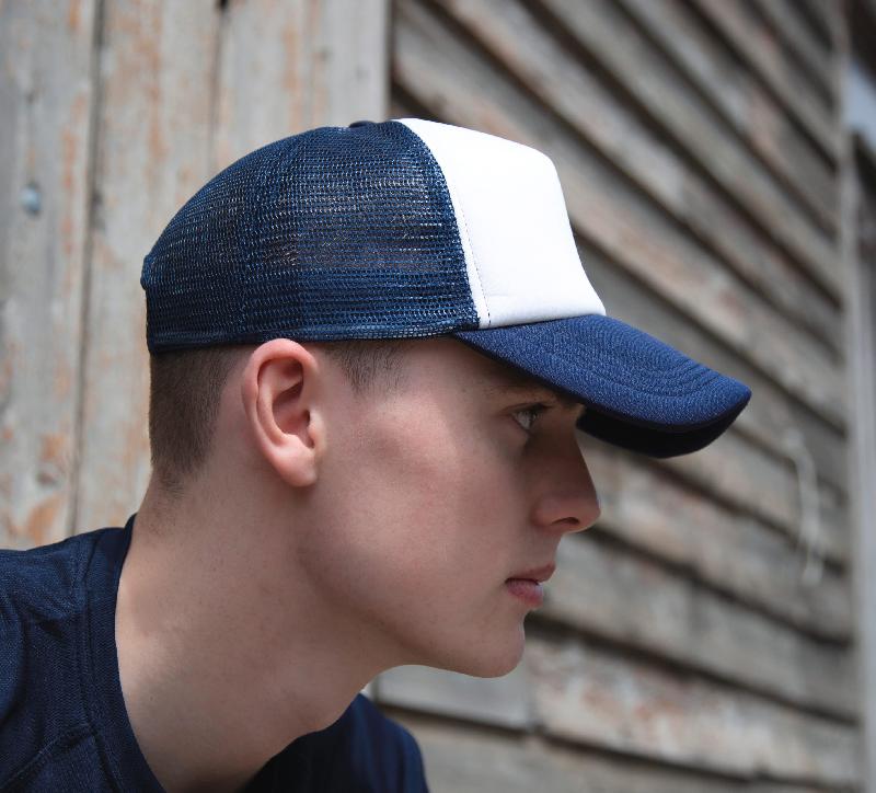 Casquette trucker DETROIT - Réf: RC089X - 100% polyester, 5 panneaux, ajustable Snapback_0