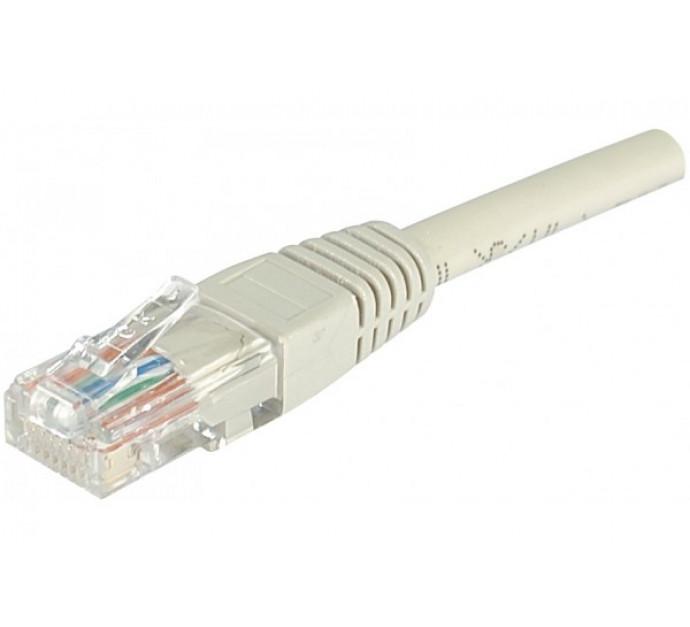 Cordon rj45 catégorie 6 u/utp gris - 0,5 m 848050_0