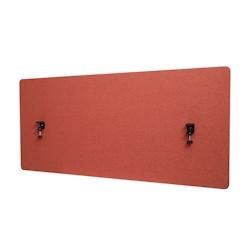 Décoshop26 - Cloison de bureau acoustique brise-vue tableau d'affichage à double paroi en tissu 60x140 cm marron 04_0006431 - marron 3000261760306_0