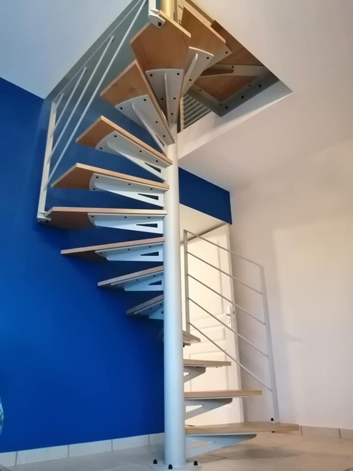 Escalier hélicoïdal carré