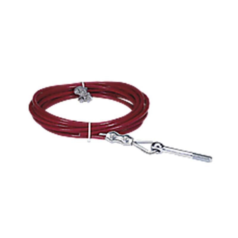 Kit câble 1041633 - Accessoires pour systèmes de commande industrielle - câble 10m avec âme métallique et gaine PVC rouge_0