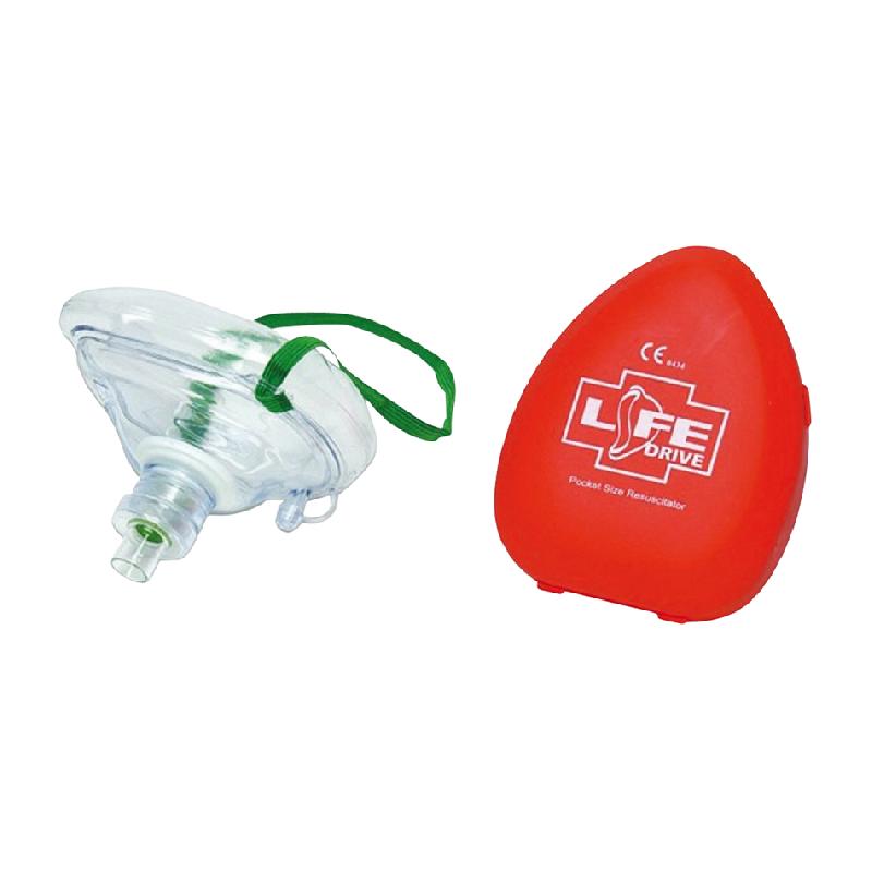 Masque Facial De Réanimation En PVC - Pour Premiers Secours Et Oxygénation - Neuf